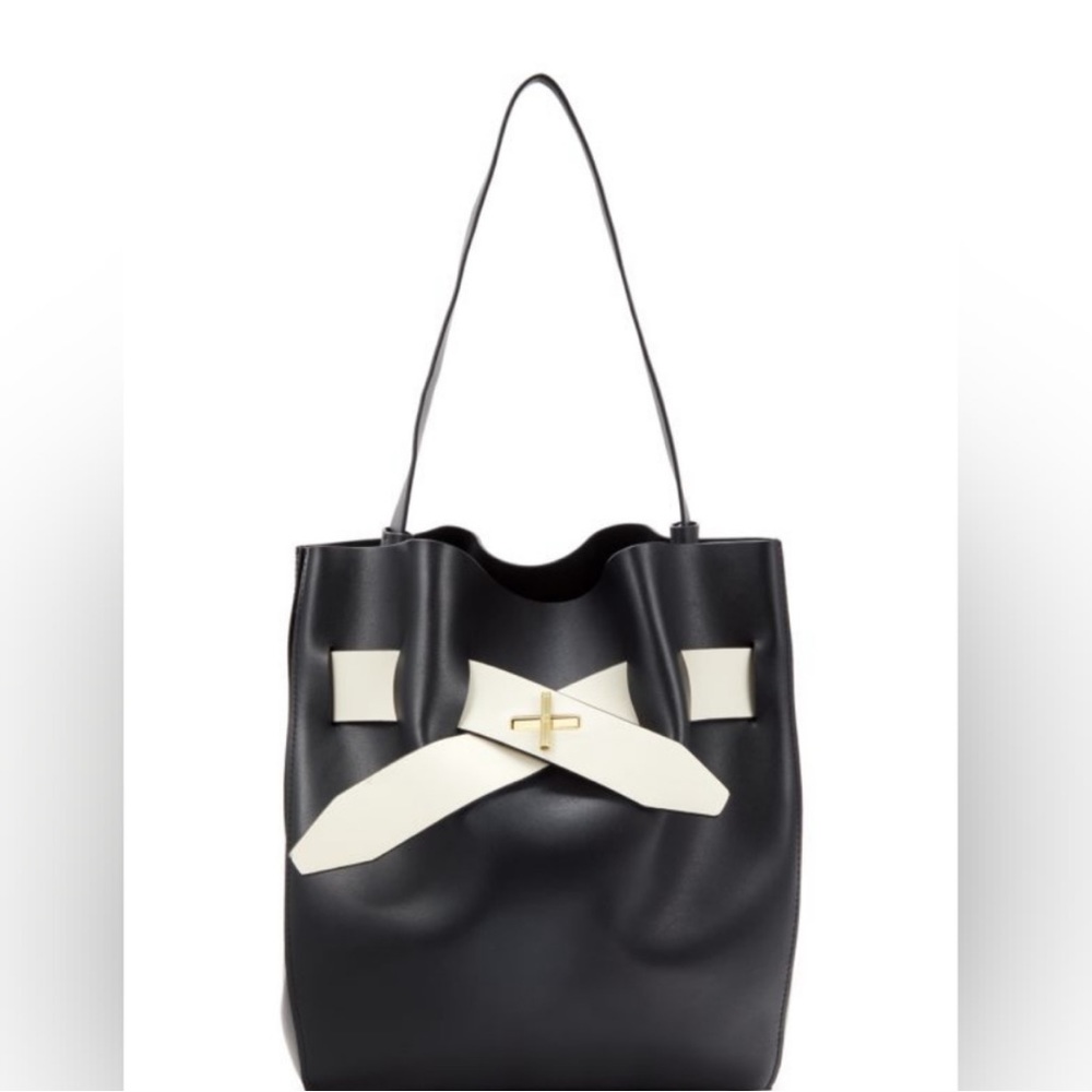 Zac Posen Brigette Leather Shopper Bag